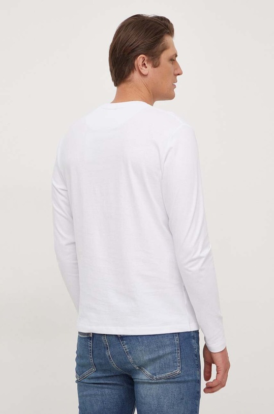 Odzież Pepe Jeans longsleeve bawełniany CONNOR LONG. PM509219 biały