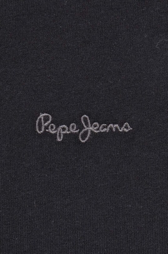 Бавовняний лонгслів Pepe Jeans CONNOR LONG. PM509219 чорний