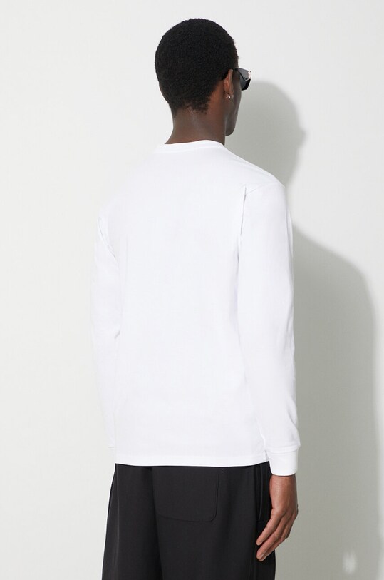 Дрехи Памучна блуза с дълги ръкави Carhartt WIP Longsleeve Chase T-Shirt I026392.00RXX бял