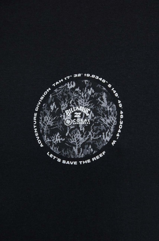 Billabong longsleeve bawełniany BILLABONG X CORAL GARDENERS ABYZT02338 czarny
