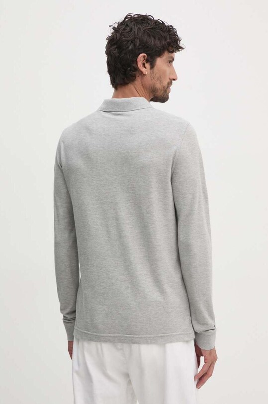 Oblečenie Bavlnené tričko s dlhým rukávom United Colors of Benetton 3089J3204 sivá