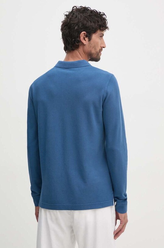 Îmbrăcăminte United Colors of Benetton longsleeve din bumbac 3089J3204 albastru