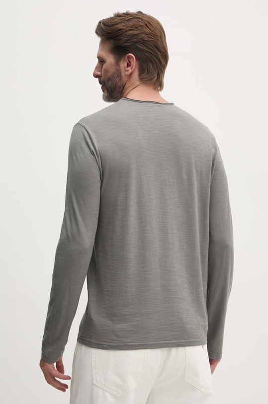 Oblečení Bavlněné tričko s dlouhým rukávem United Colors of Benetton 3JE1J19A9 šedá