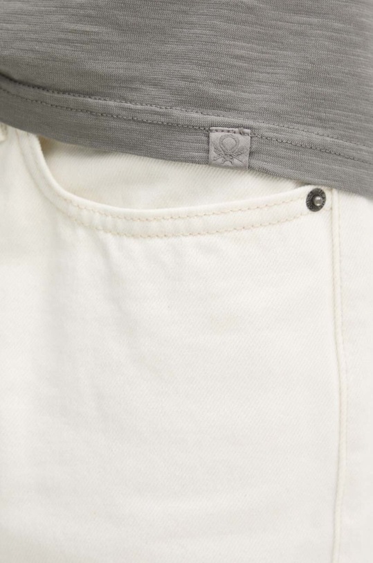 Bavlněné tričko s dlouhým rukávem United Colors of Benetton 3JE1J19A9 šedá