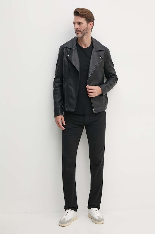 Хлопковый лонгслив United Colors of Benetton 3JE1J19A9 чёрный AW25