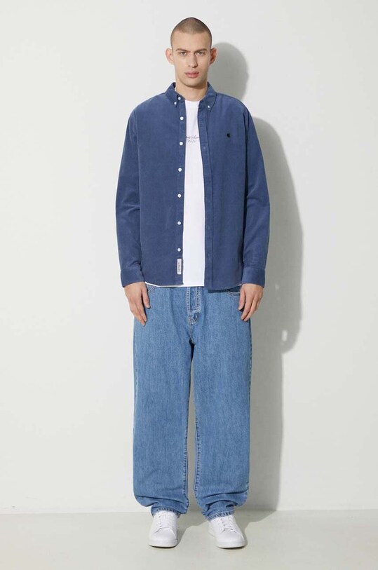 Abbigliamento Carhartt WIP top a maniche lunghe in cotone Longsleeve Safety Pin T-Shirt I032892.20LXX bianco
