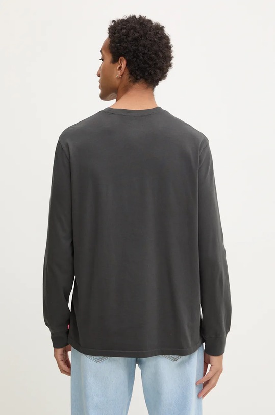 Ρούχα Βαμβακερή μπλούζα με μακριά μανίκια Levi's 16139 γκρί