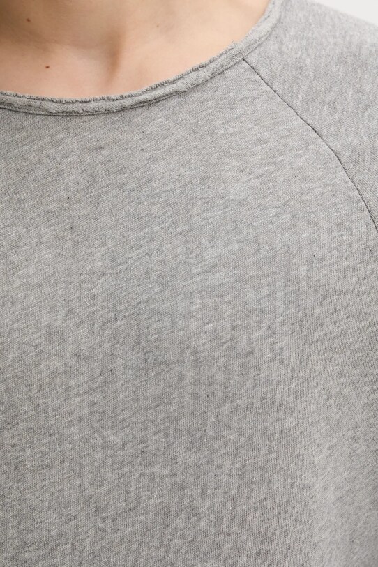 American Vintage longsleeve din bumbac MSON24GE24 gri