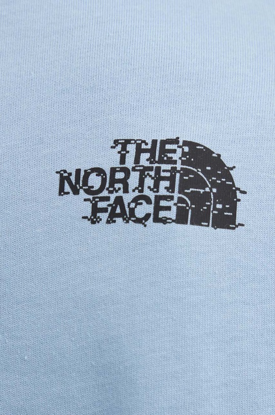The North Face longsleeve bawełniany NF0A87F5QEO1 niebieski