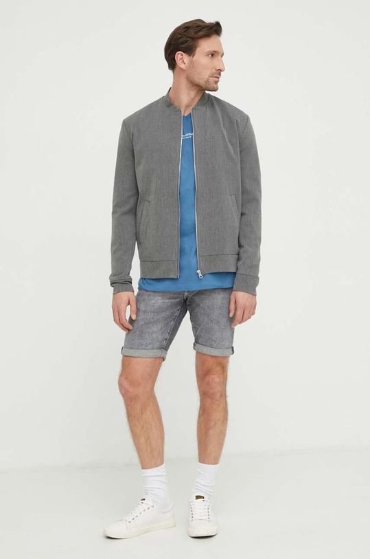 Marc O'Polo longsleeve bawełniany 421201252020 niebieski SS24