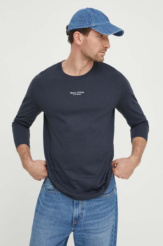 Marc O'Polo longsleeve bawełniany granatowy 421201252020