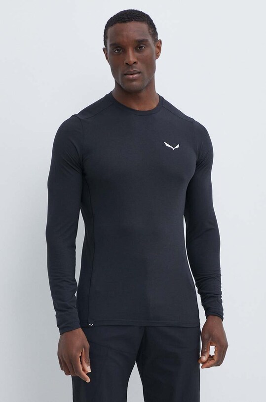 Îmbrăcăminte Salewa longsleeve sport Puez Dry 00.0000028864 negru