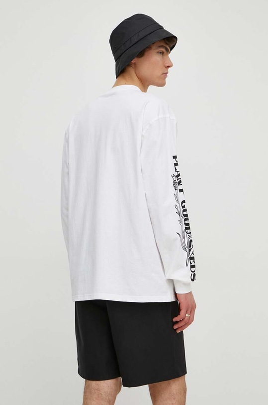 Oblečení Bavlněné tričko s dlouhým rukávem Dickies TIMBERVILLE TEE LS DK0A4YRB bílá