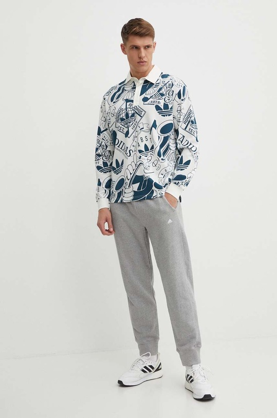 adidas Originals longsleeve din bumbac IN2599 bej SS24