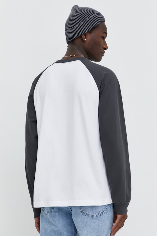 Βαμβακερή μπλούζα με μακριά μανίκια Hollister Co. KI323.4007.901 γκρί SS24