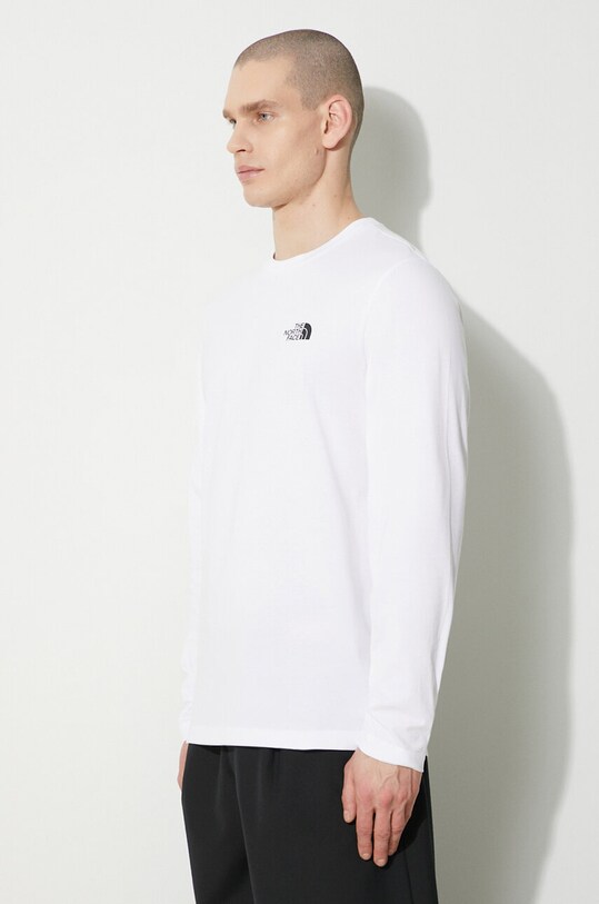 The North Face longsleeve shirt M L/S Simple Dome Tee white NF0A87QNFN41
