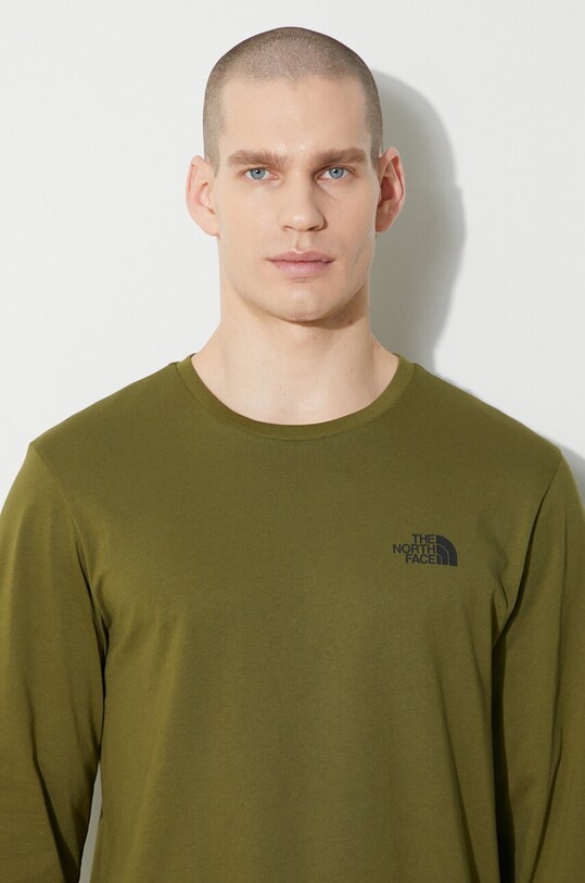 Majica dugih rukava The North Face M L/S Simple Dome Tee NF0A87QNPIB1 zelena