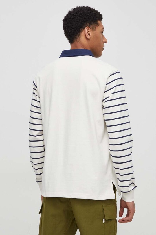 Odzież The North Face longsleeve bawełniany NF0A8704SVO1 beżowy