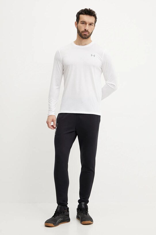 Блуза с дълги ръкави за бягане Under Armour Streaker 1382584 бял SS25