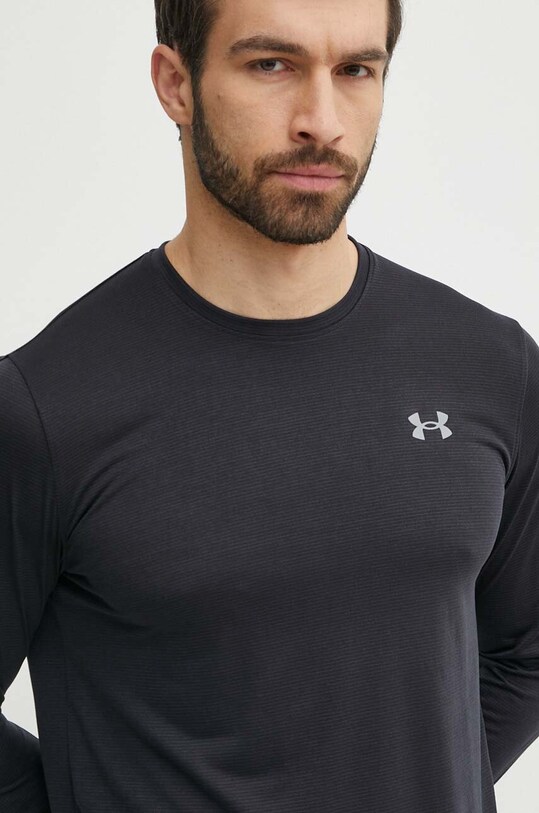 Bežecké tričko s dlhým rukávom Under Armour Streaker čierna 1382584