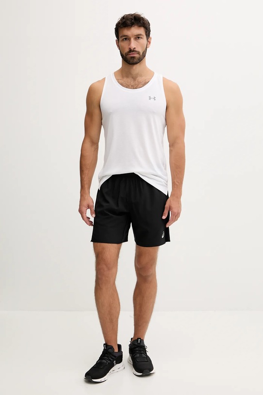 Under Armour t-shirt do biegania Streaker 1382585 biały AW25