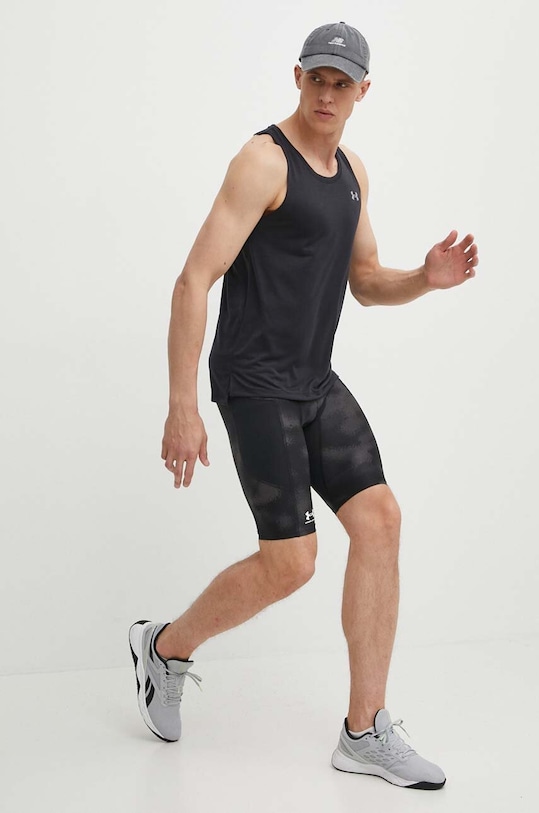 Under Armour tricou de alergare Streaker 1382585 negru AW25