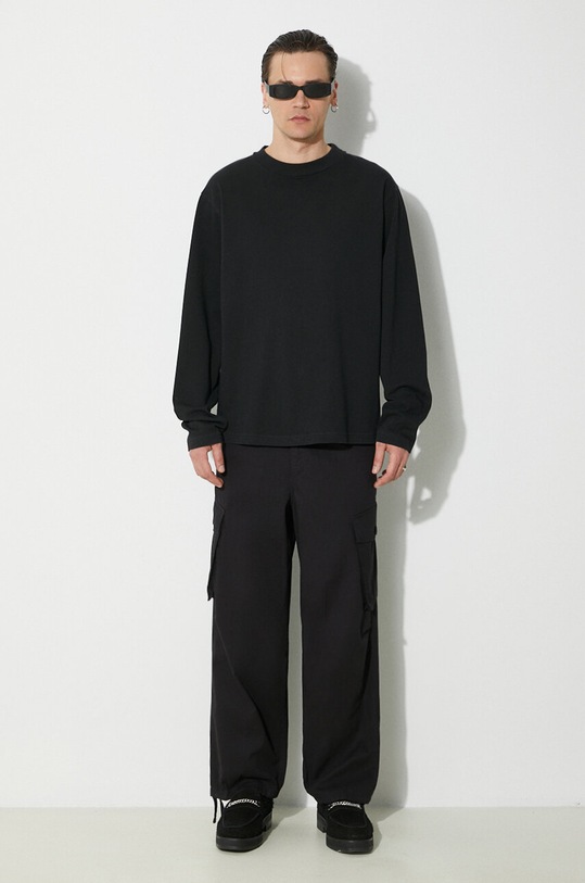 424 cotton longsleeve top Alias T-Shirt L/S FF4SMH03AP.JE341.999 black SS24