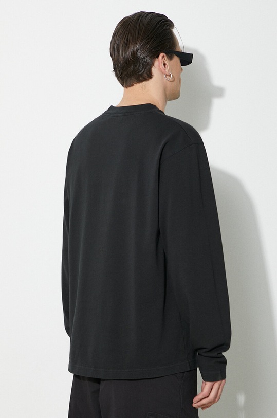 Clothing 424 cotton longsleeve top Alias T-Shirt L/S FF4SMH03AP.JE341.999 black