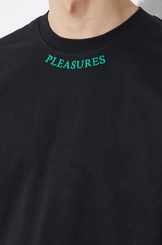 PLEASURES longsleeve shirt Furniture Long Sleeve P24SP033.BLACK black