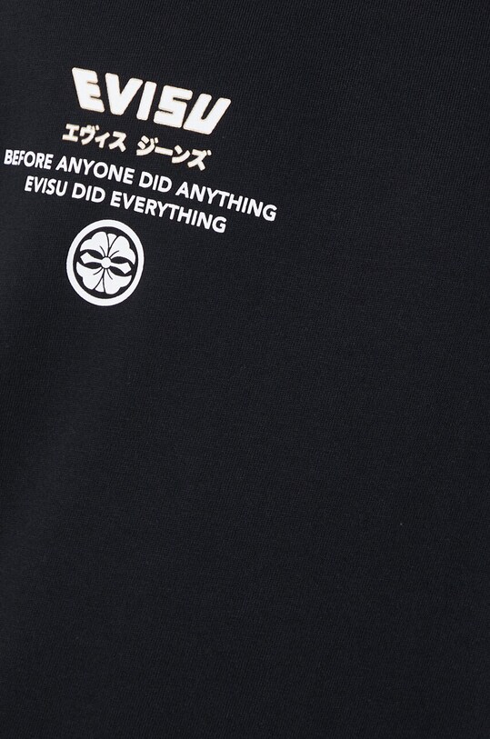 Evisu longsleeve bawełniany Seagull + Kamon & Wave Print LS Tee 2ESHTM4TL7063