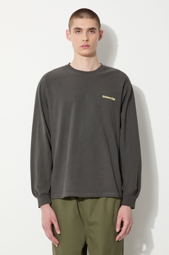 Abbigliamento thisisneverthat camicia a maniche lunghe Flame Onyx TN241TTSLT03 grigio