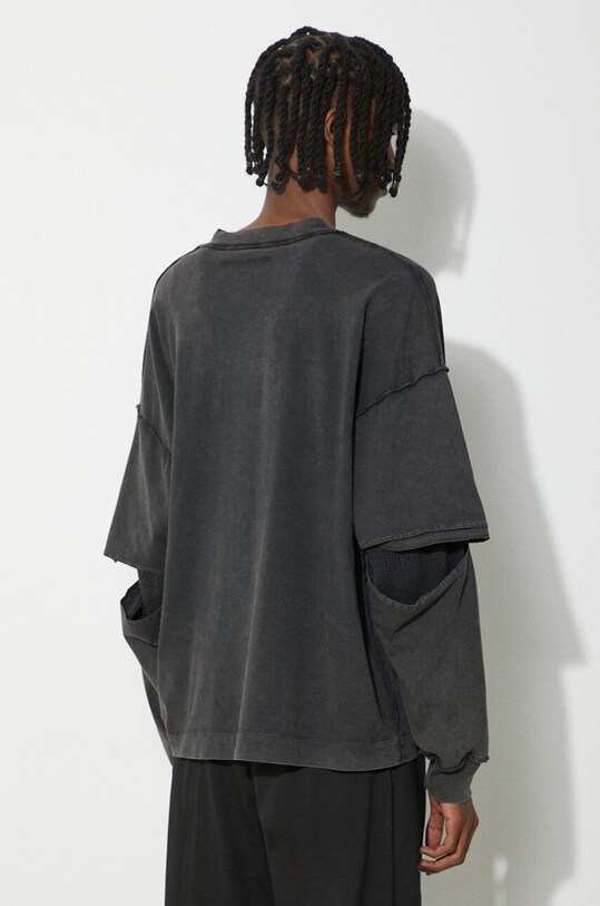 Oblečenie Bavlnené tričko s dlhým rukávom 1017 ALYX 9SM Cut-Out Elbow Longsleeve AAUTS0454FA01 čierna