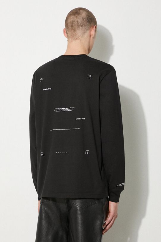 Odzież STAMPD longsleeve Skeleton LS Relaxed Tee SLA.M3249LT.BLK czarny