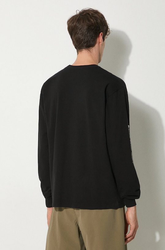 Odjeća Pamučna majica dugih rukava NEIGHBORHOOD 241PCNH.LT01 crna