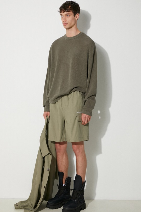 MKI MIYUKI ZOKU cotton longsleeve top Loose Gauge Long Sleeve green LOOSE.GAUGE.LONG.SLEEVE