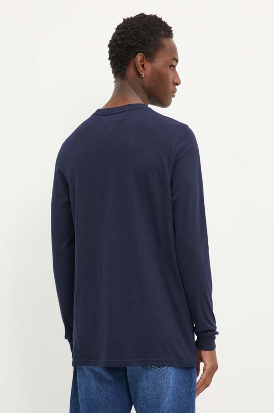 Tommy Jeans longsleeve din bumbac 2-pack negru DM0DM18438