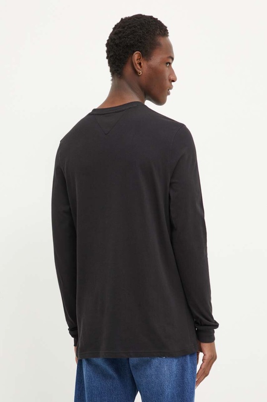 Tommy Jeans longsleeve din bumbac 2-pack DM0DM18438 negru