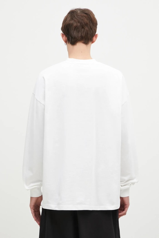 Clothing MKI MIYUKI ZOKU cotton longsleeve top Uniform Long Sleeve Tee UNIFORM.LONG.SLEEVE.TEE white