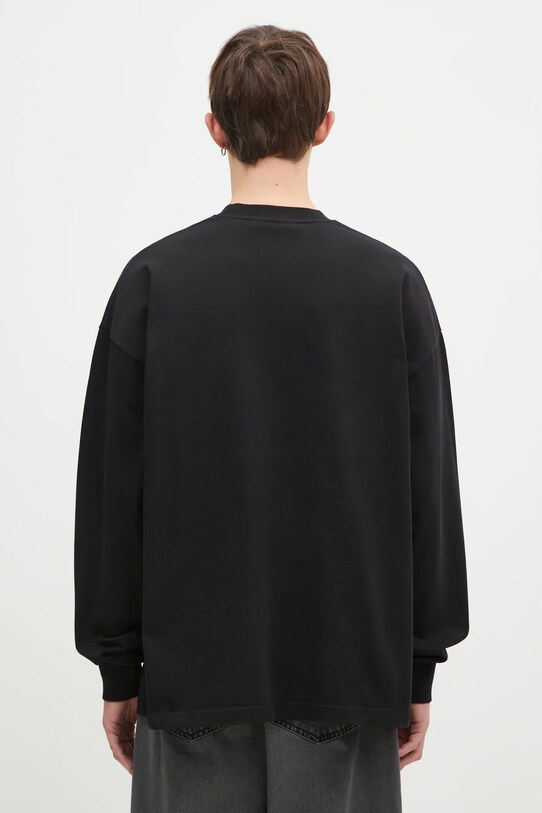 Oblečení Bavlněné tričko s dlouhým rukávem MKI MIYUKI ZOKU Uniform Long Sleeve Tee UNIFORM.LONG.SLEEVE.TEE černá