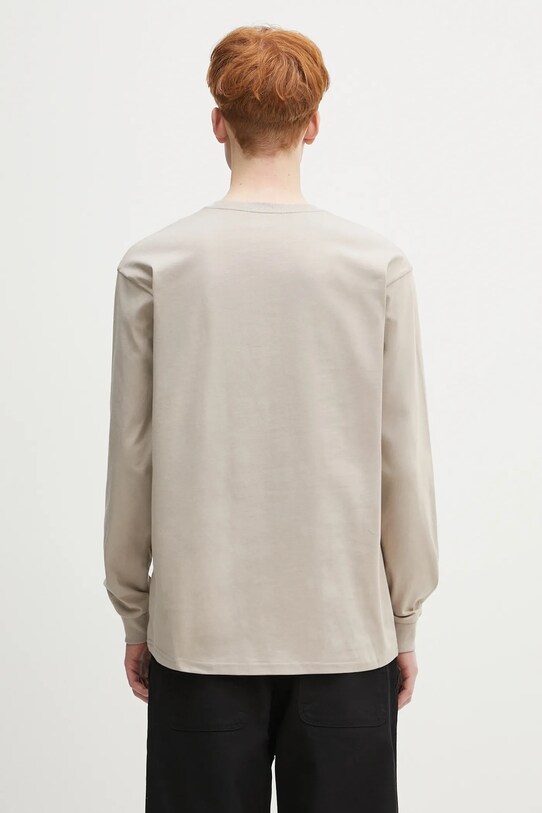 Abbigliamento Carhartt WIP top a maniche lunghe in cotone L/S Chase T-Shirt I026392.2Q6XX beige