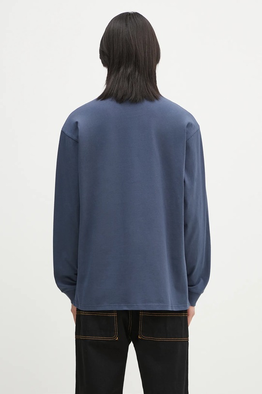 Дрехи Памучна блуза с дълги ръкави Carhartt WIP L/S Chase T-Shirt I026392.2Q8XX син