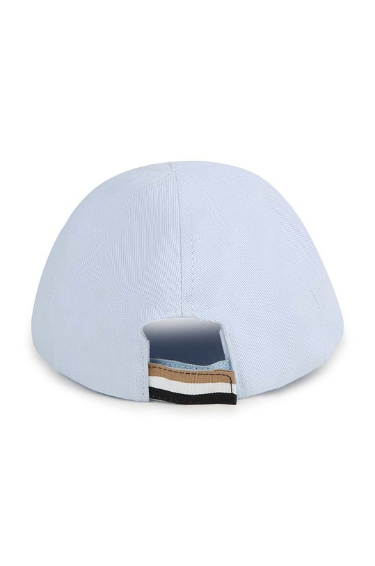 Pamučna kapa sa šiltom za bebe BOSS J50913. plava SS24