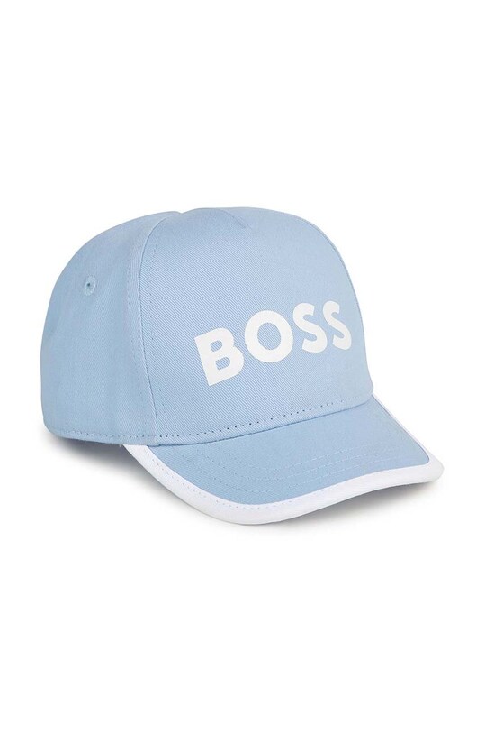 BOSS șapcă din bumbac pentru copii bumbac albastru J50977.
