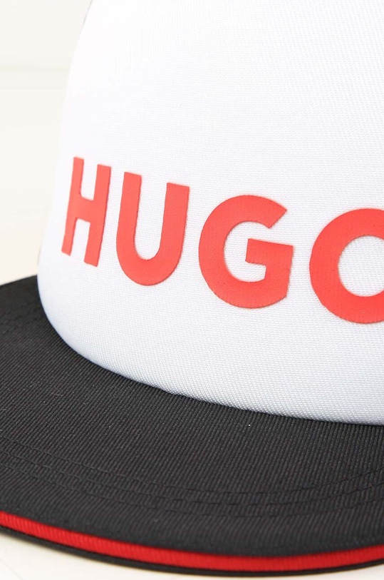 Παιδικό καπέλο μπέιζμπολ HUGO λευκό G00128.