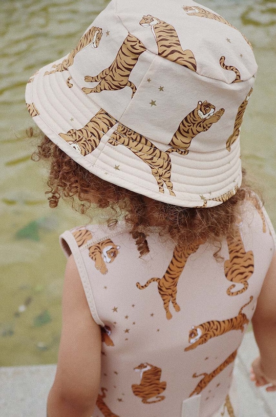 Detský klobúk Konges Sløjd ostatné béžová KS100737