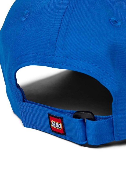 Lego czapka z daszkiem bawełniana dziecięca niebieski 12011236