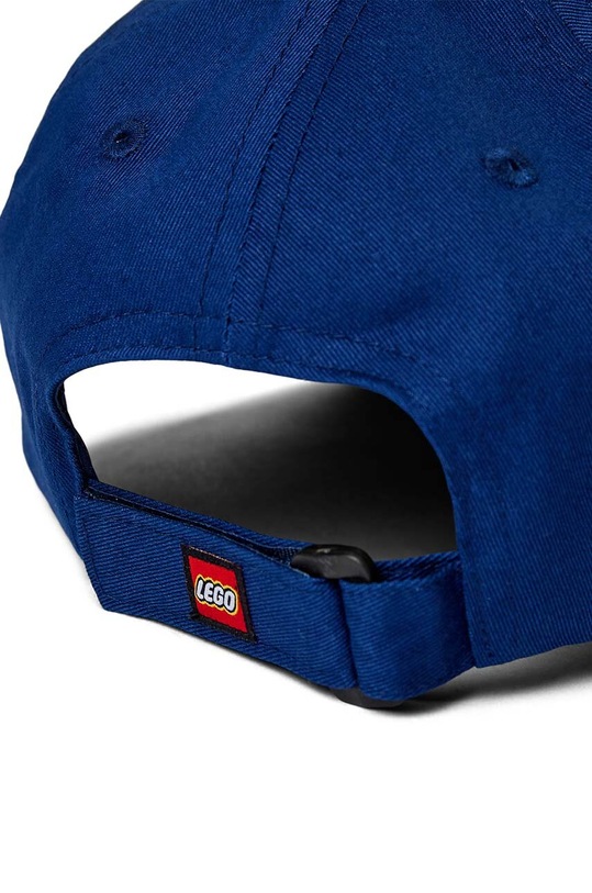 Lego czapka z daszkiem bawełniana dziecięca granatowy 12011236