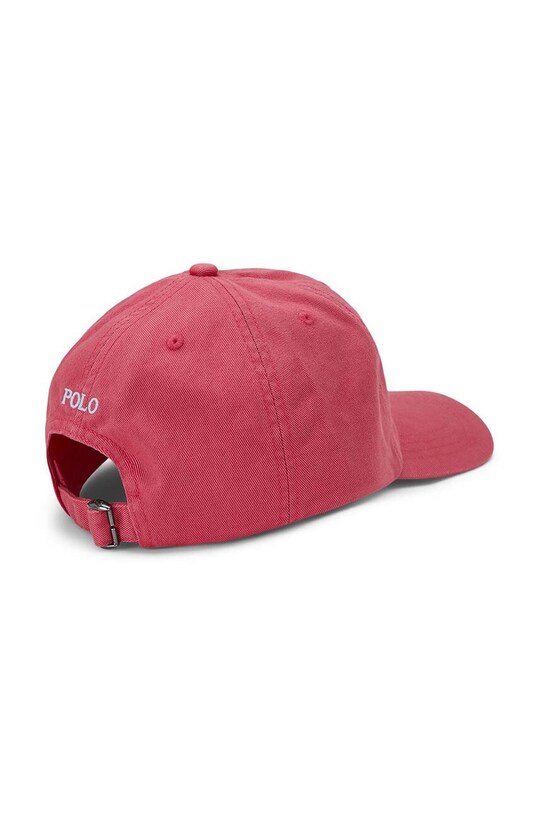 Παιδικό βαμβακερό καπέλο μπέιζμπολ Polo Ralph Lauren 323785653055 κόκκινο SS24