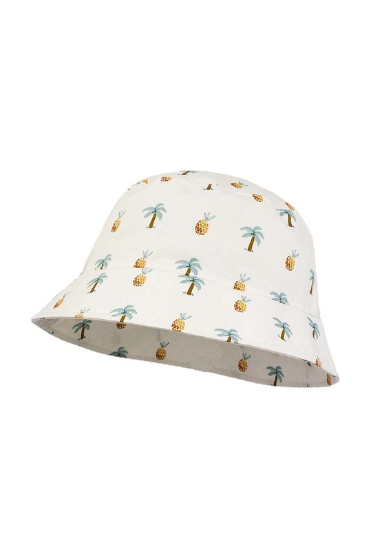 Detský bavlnený klobúk Jamiks KINSLEY bavlna béžová KINSLEY.Nak.JLG086.B