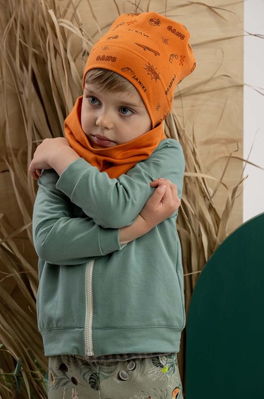 Chlapec Detská čiapka Jamiks LEXUS LEXUS.Nak.JWG145.B oranžová